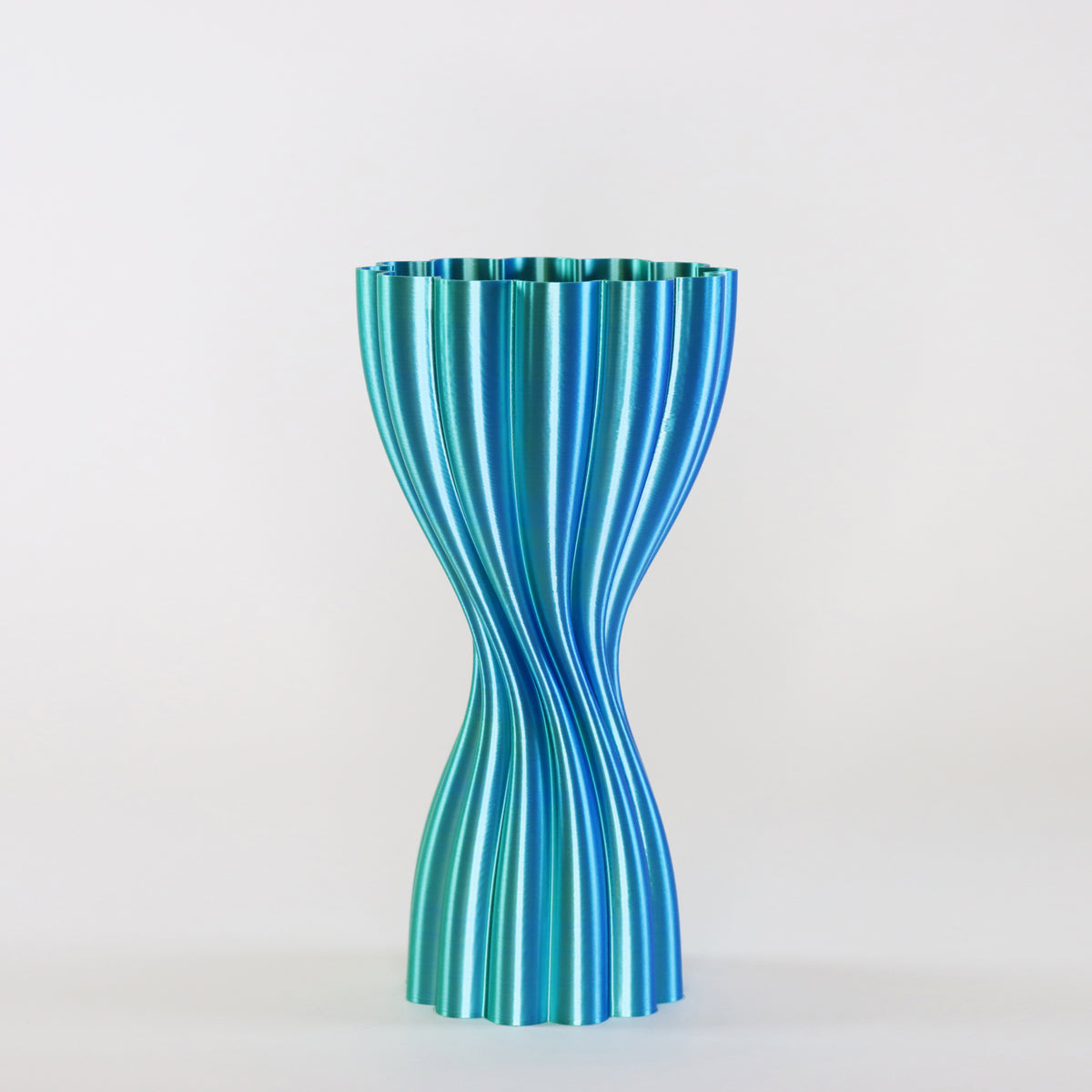 Metallic Lotus Vase