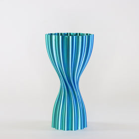 Metallic Lotus Vase