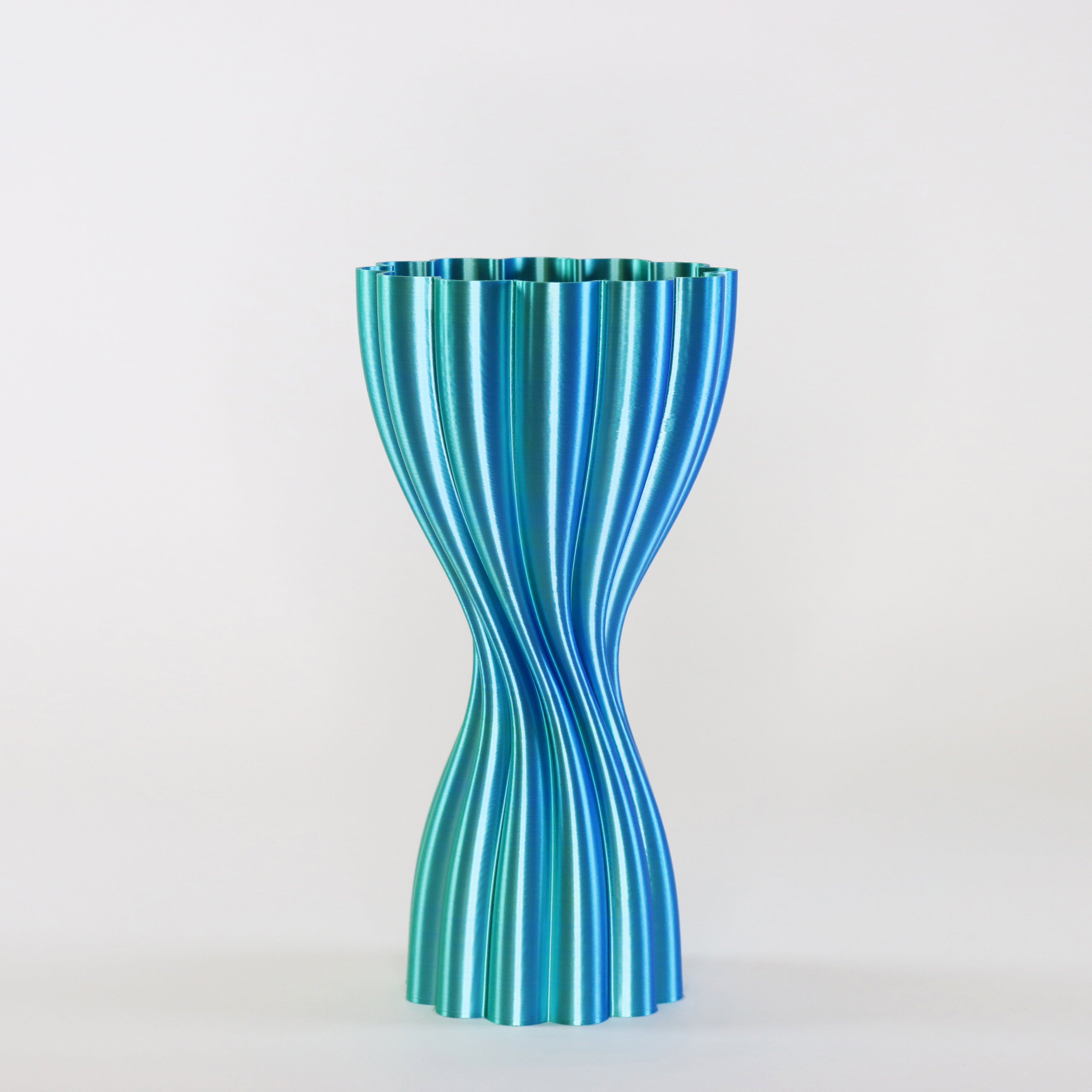 Metallic Lotus Vase