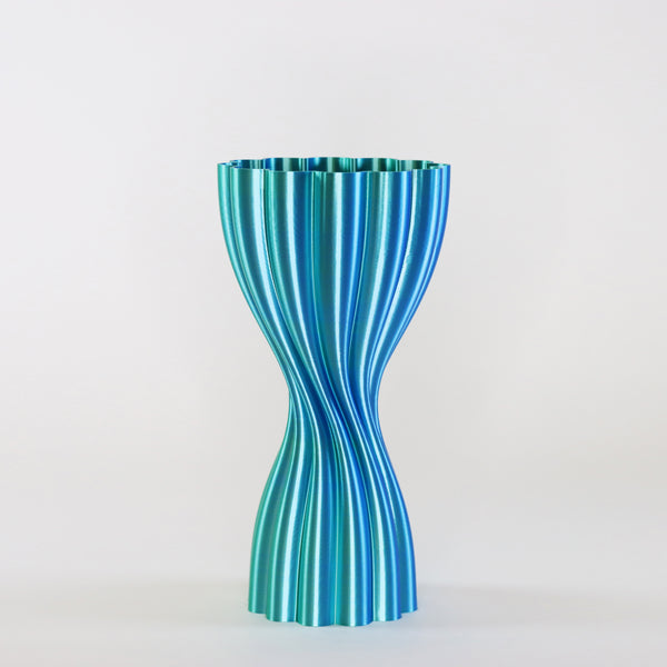 Metallic Lotus Vase