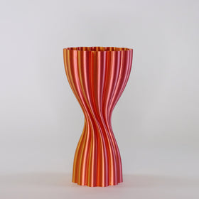 Metallic Lotus Vase
