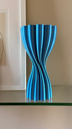 Metallic Lotus Vase
