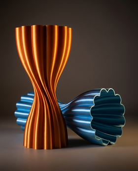 Lotus Vase — Metallic Edition