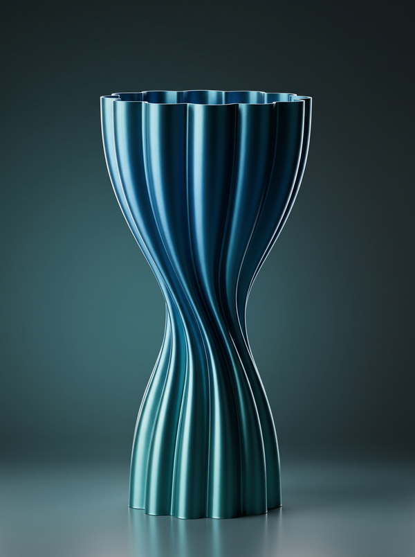Lotus Vase — Metallic Edition