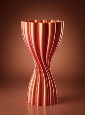 Lotus Vase — Metallic Edition