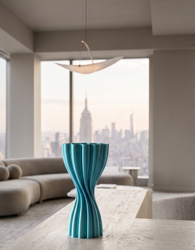 Lotus Vase — Metallic Edition