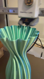 Metallic Lotus Vase