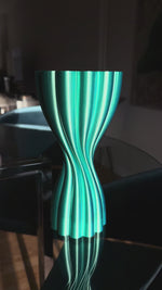 Metallic Lotus Vase