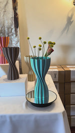 Metallic Lotus Vase